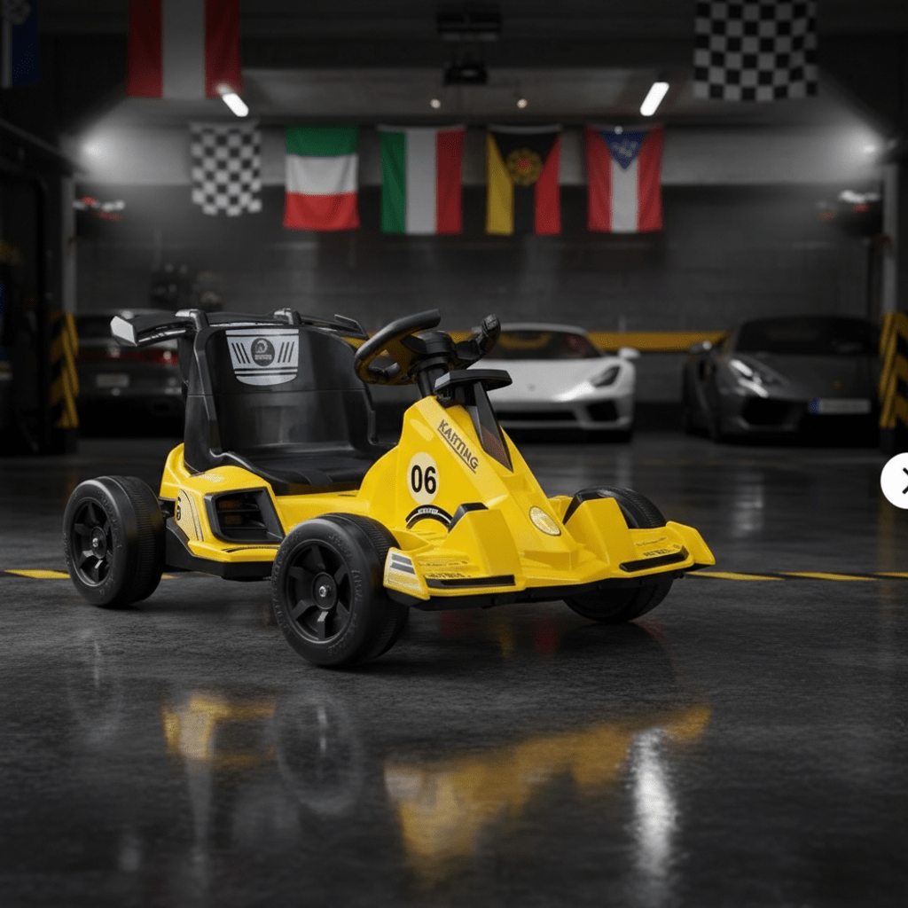 Dječji Električni Go - Kart Trkaći Auto – Dječje igračke – – slika 3
