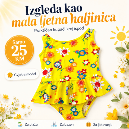 Dječji kupaći kostim s haljinicom – – – slika 7