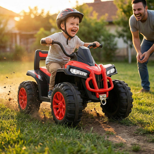Dječji Kvad s Akumulatorom – – Crveni – slika 1