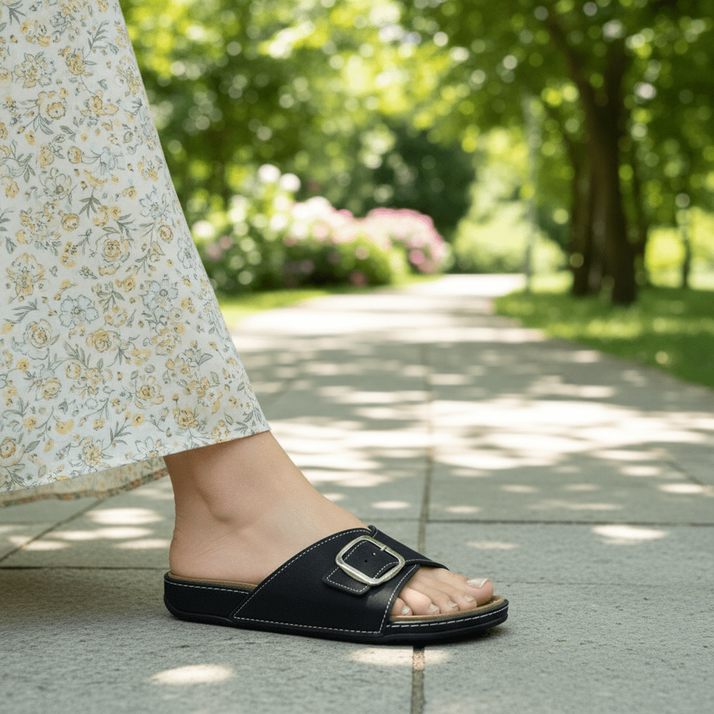 DOSS Memory Comfort Sandale – Sandale – 37 Zlatna – slika 13