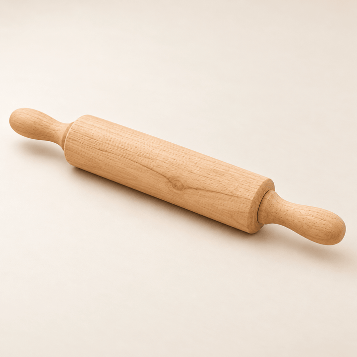 Drvena oklagija za tijesto s ručkama, 33 ili 42 cm