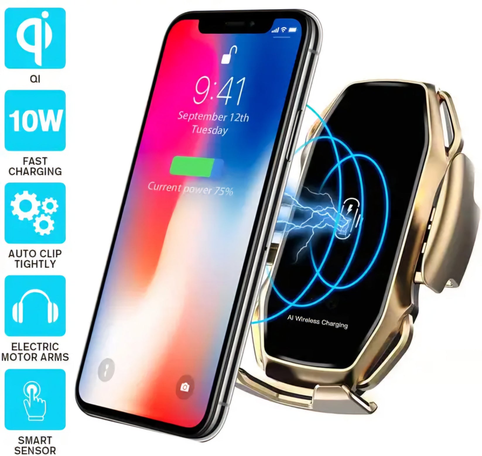 Držač i bežični punjač za mobitel – – – slika 1