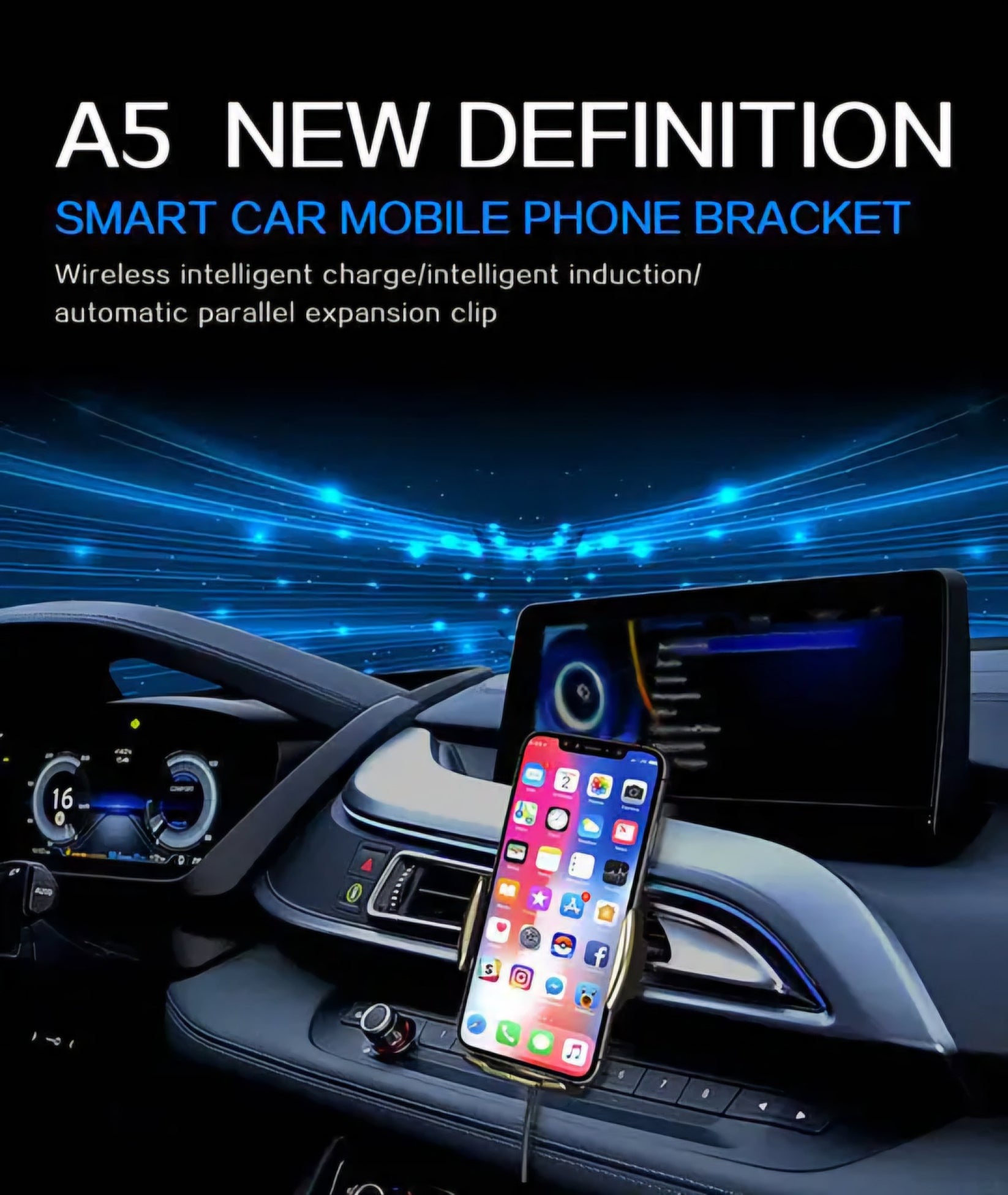 Držač i bežični punjač za mobitel – – – slika 5