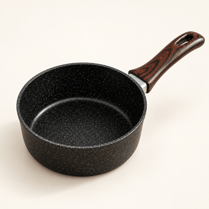 Dublja tava STONE s drškom u dekoru drveta – Tave – 18 cm – slika 4