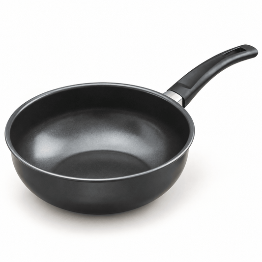 Duboka crna tava s rukohvatom – 14, 16 ili 18 cm – Male duboke tave – 18 cm – slika 1