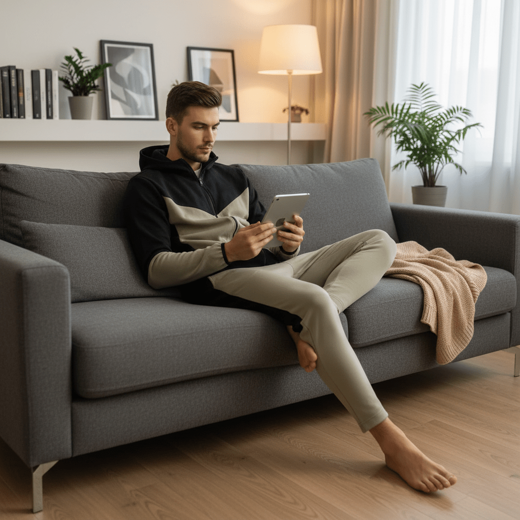 Dvobojna Muška Trenerka – Muška Odjeća – S – slika 4