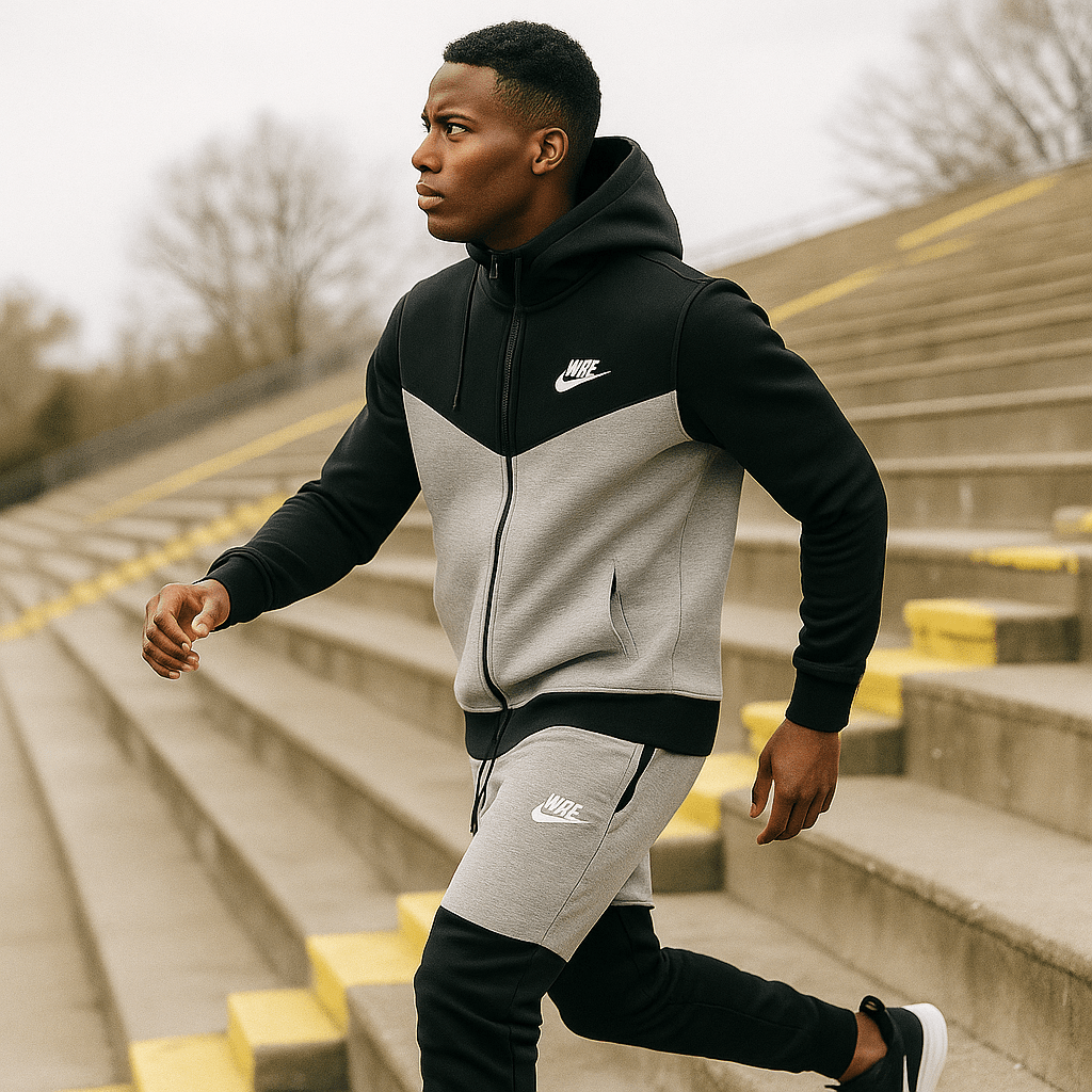 Dvobojna muška trenirka s kapuljačom - SAMO KLIKNI