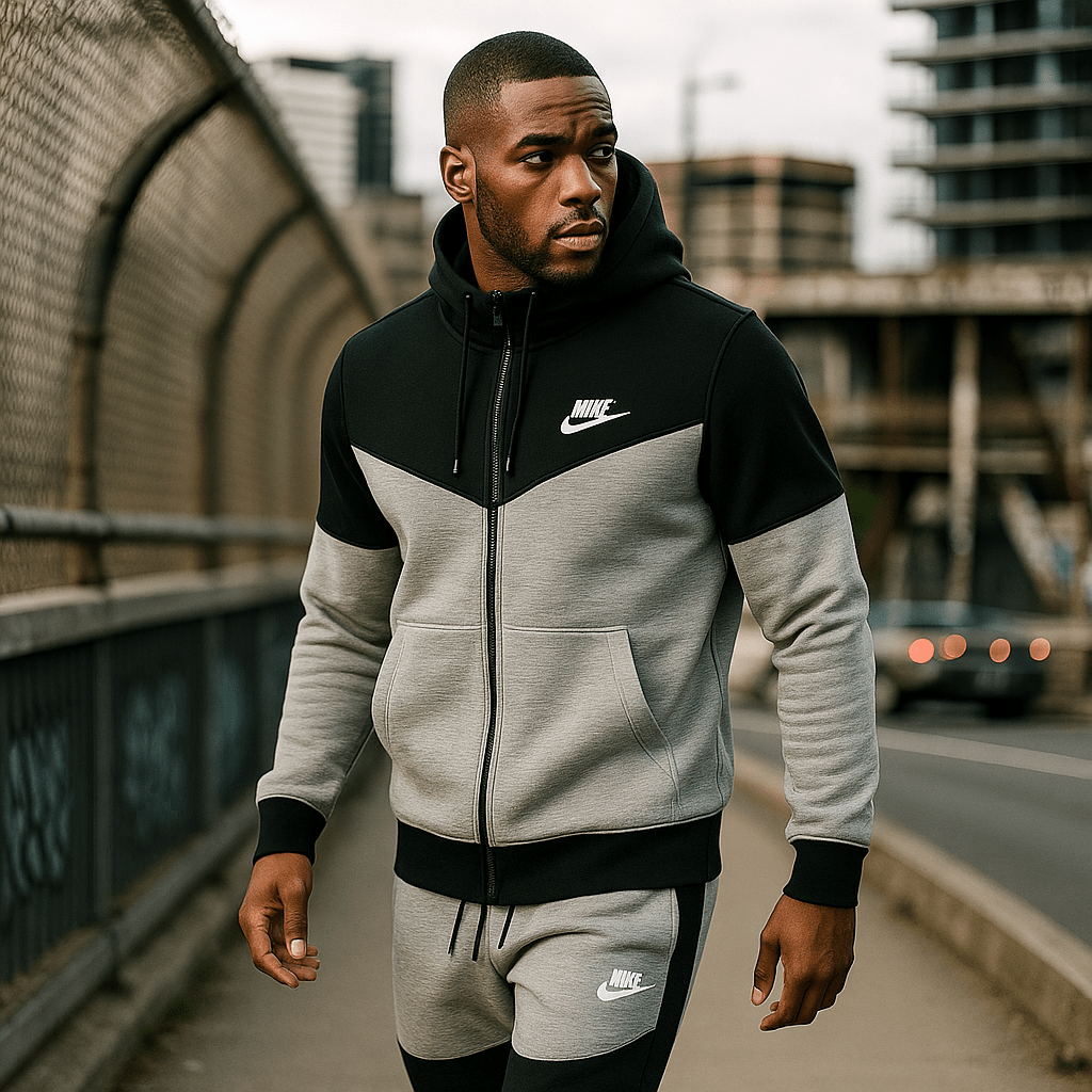 Dvobojna muška trenirka s kapuljačom - SAMO KLIKNI