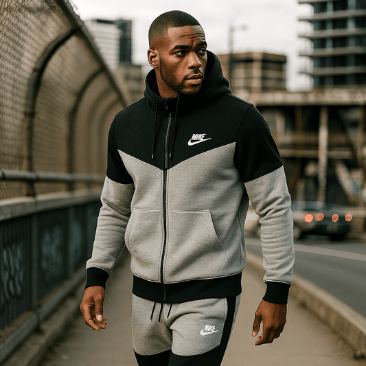 Dvobojna muška trenirka s kapuljačom - SAMO KLIKNI