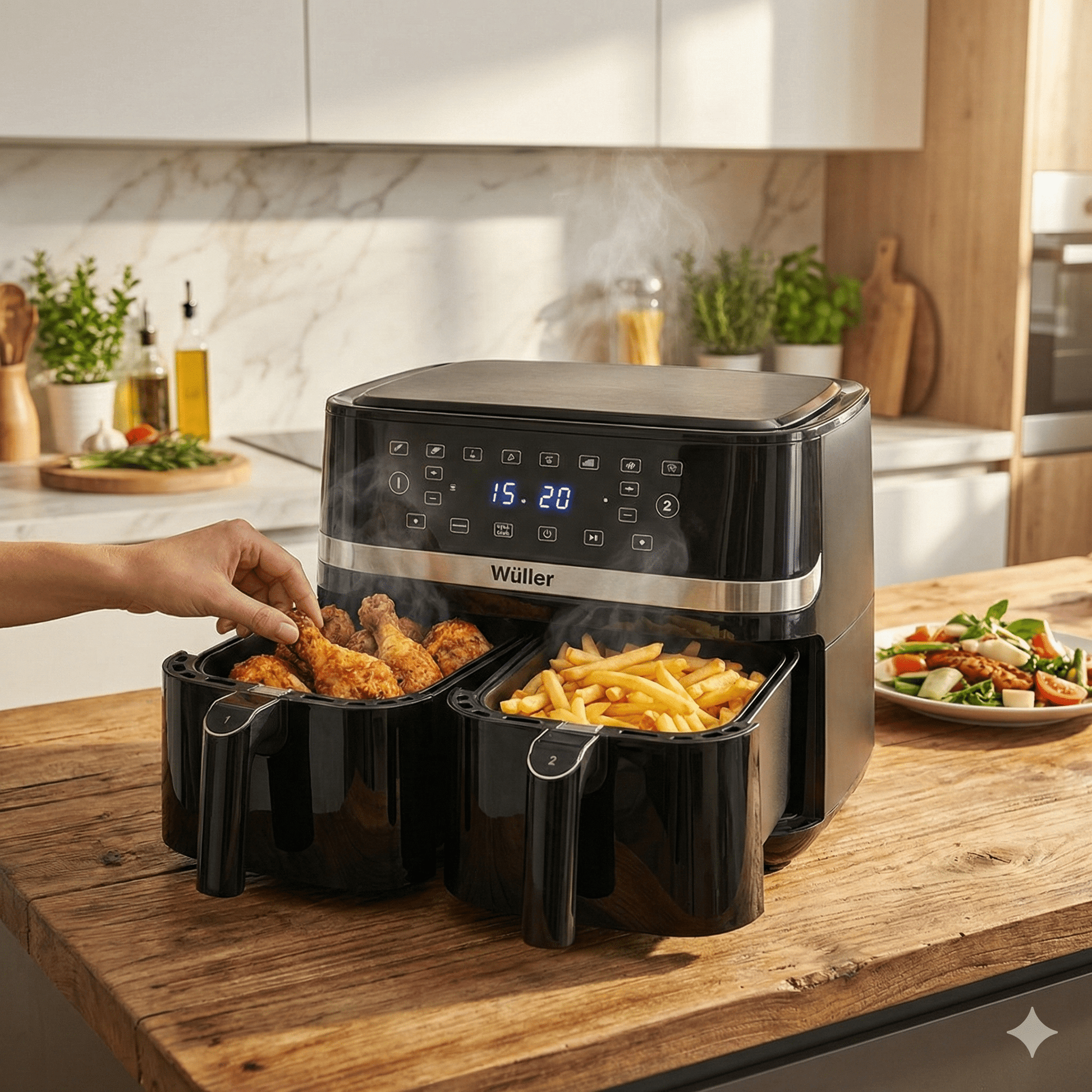 Dvostruka friteza na vrući zrak Wüller – – – slika 1