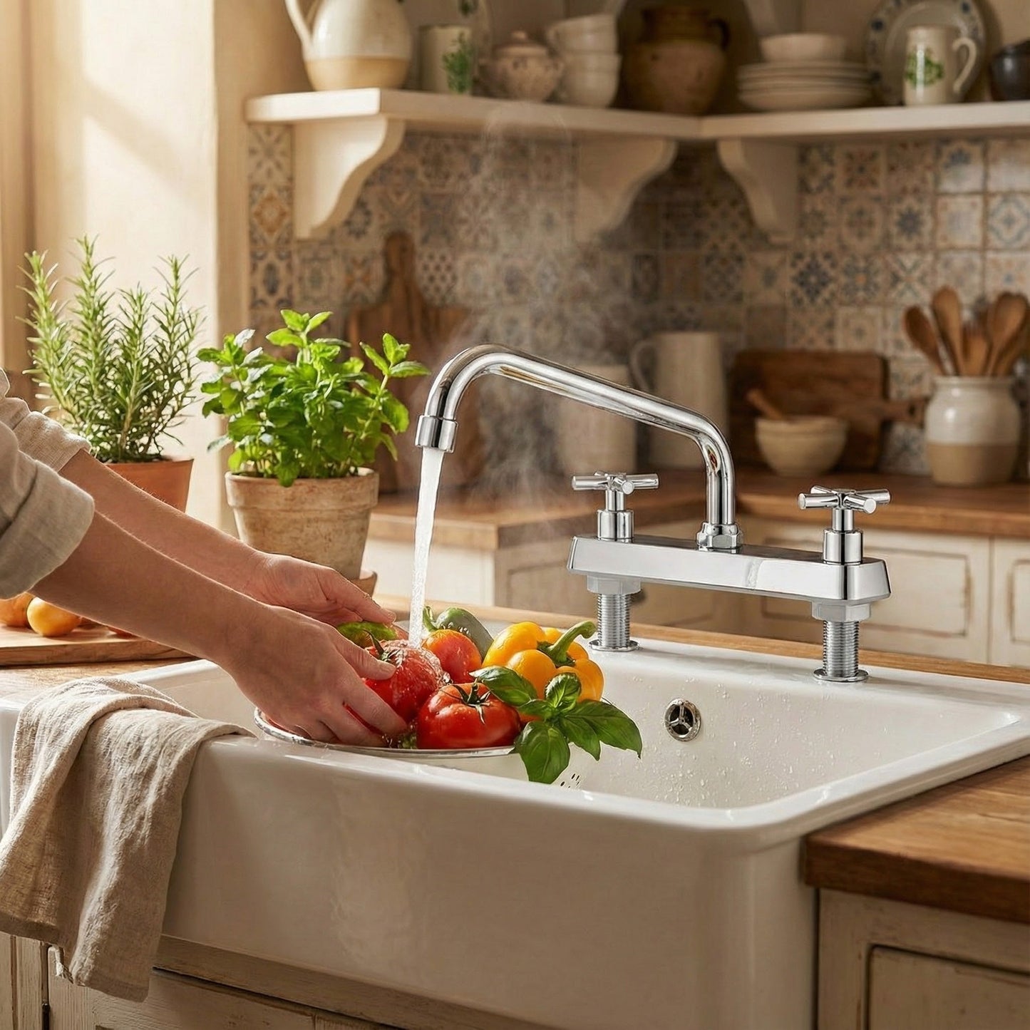 Dvostruka Sudoper Slavina - SAMO KLIKNI