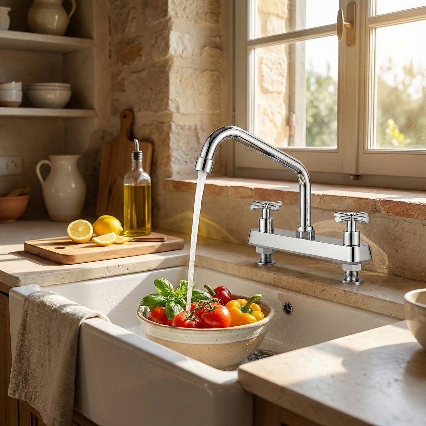 Dvostruka Sudoper Slavina - SAMO KLIKNI