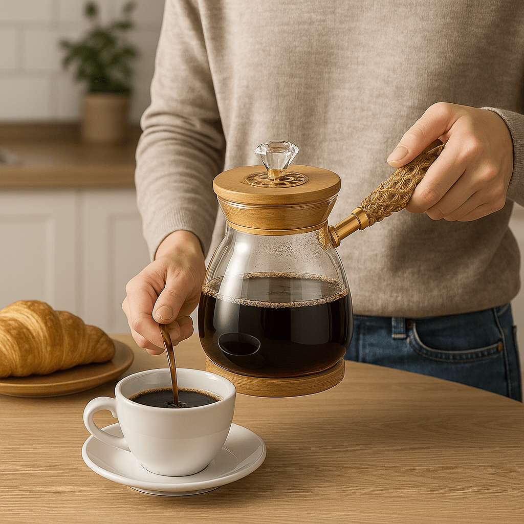 Džezva od vatrootpornog stakla 650 ml – – – slika 2