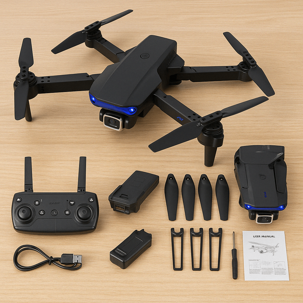 E98 FPV Real - Time Sklopivi Dron s Dvostrukom 4K Kamerom – – – slika 1