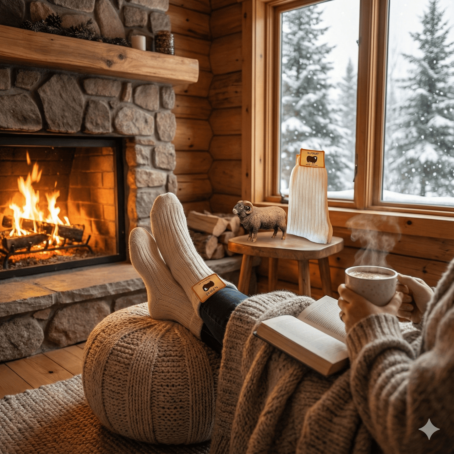 Ekstra Guste Čarape od Merino Vune - SAMO KLIKNI