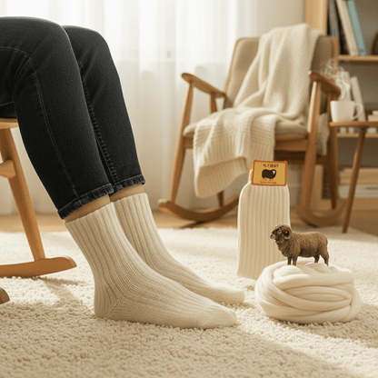 Ekstra Guste Čarape od Merino Vune – – 6 pari – slika 1