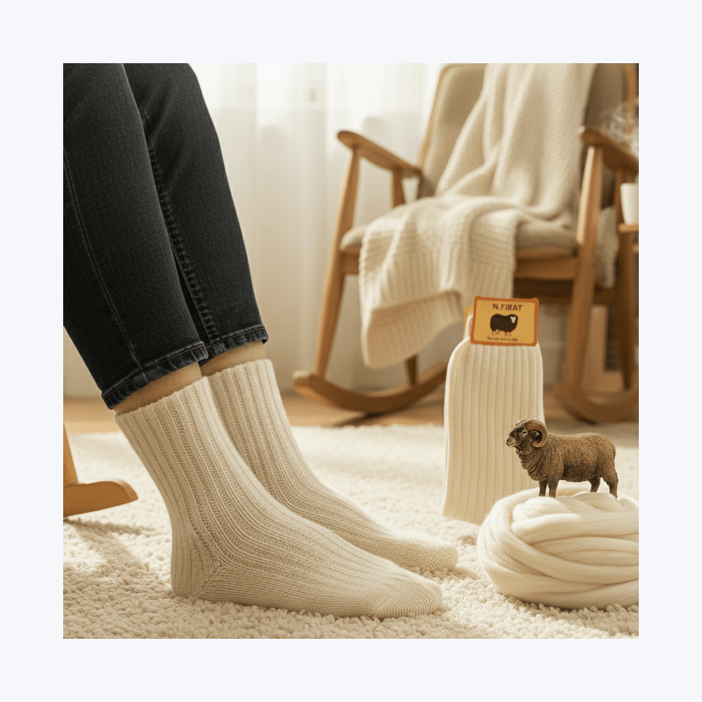 Ekstra Guste Čarape od Merino Vune – Čarape i Donje Rublje – 6 pari – slika 4