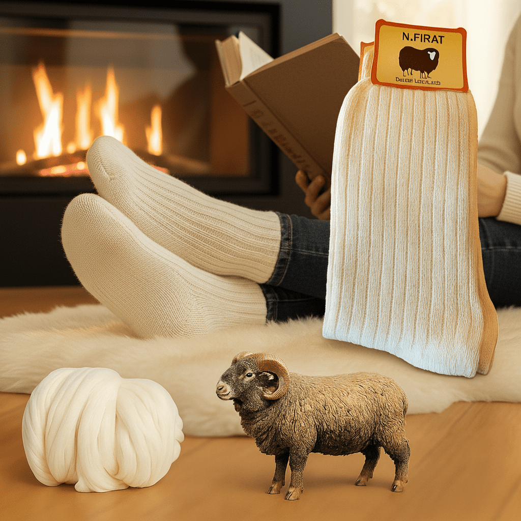 Ekstra Guste Čarape od Merino Vune – – 6 pari – slika 7