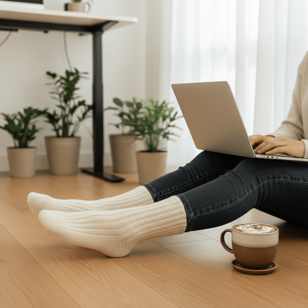 Ekstra Guste Čarape od Merino Vune – – 6 pari – slika 5