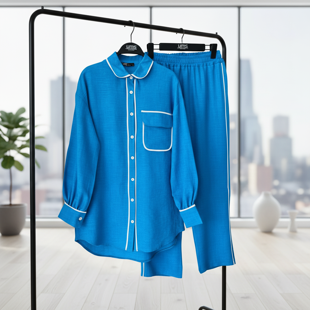 Elegant Blue Suit - Apartment