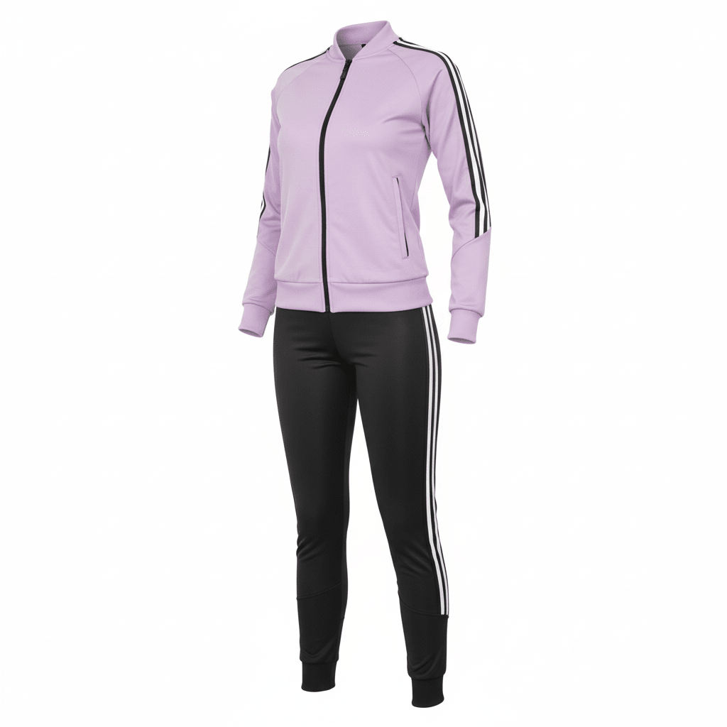 Elegantan Ženski Sportski Komplet – Ženska odjeća – M Ljubičasta/Crna – slika 6