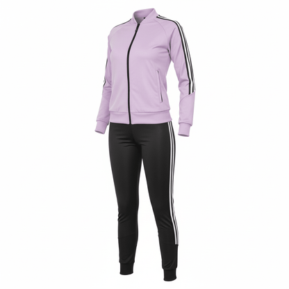 Elegantan Ženski Sportski Komplet – Ženska odjeća – M Ljubičasta/Crna – slika 6