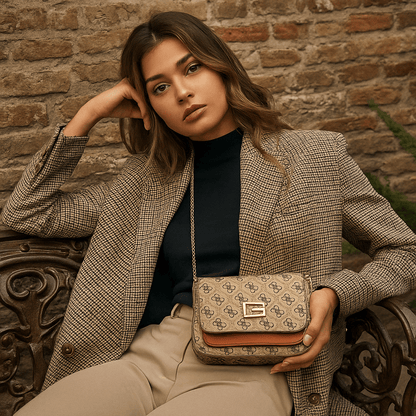 Elegantna Brendirana Ženska Torbica – – Crna – slika 5