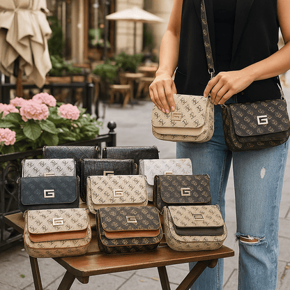 Elegantna Brendirana Ženska Torbica – – Crna – slika 2