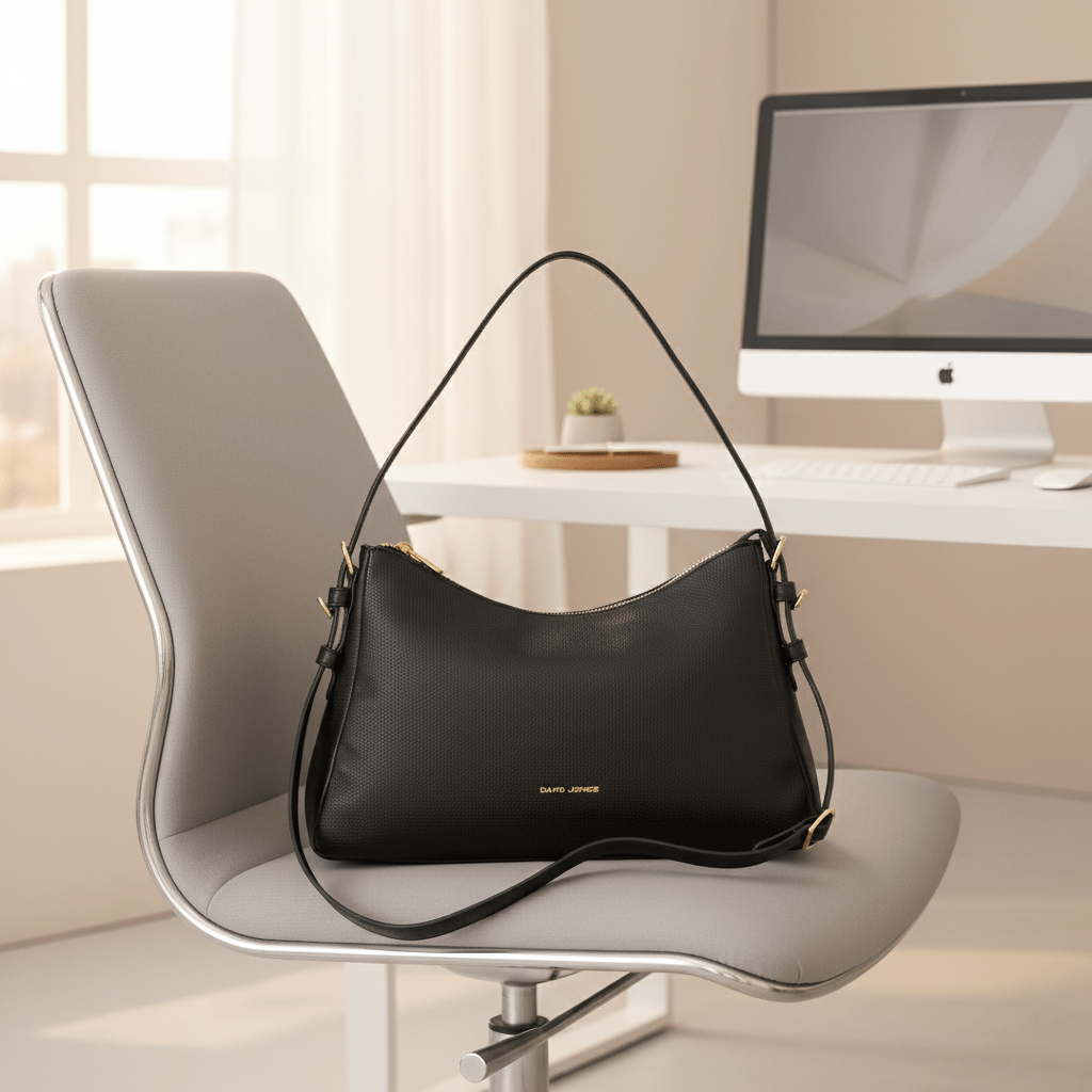 Elegantna Crna Torba – Ženske torbe – Crna Univerzalna – slika 1