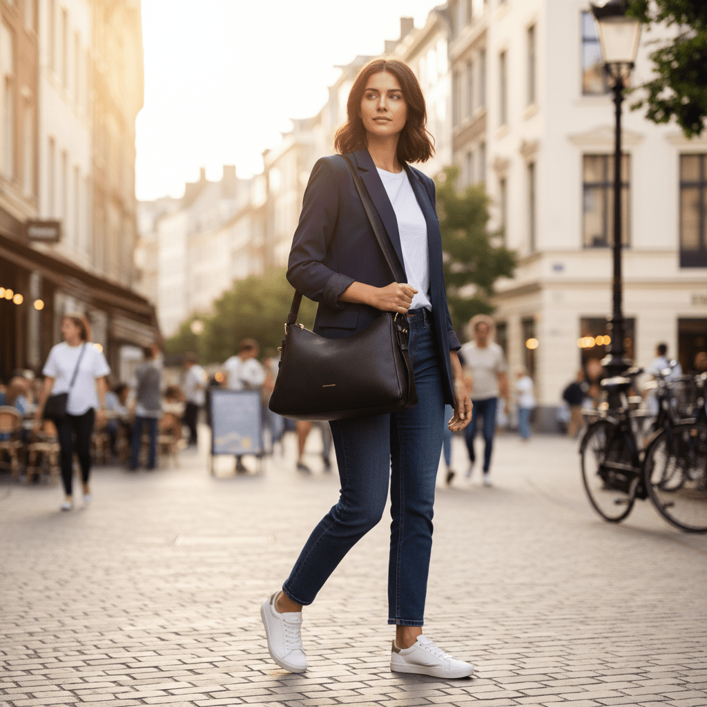 Elegantna Crna Torba – Ženske torbe – Crna Univerzalna – slika 3