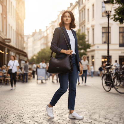 Elegantna Crna Torba – Ženske torbe – Crna Univerzalna – slika 3