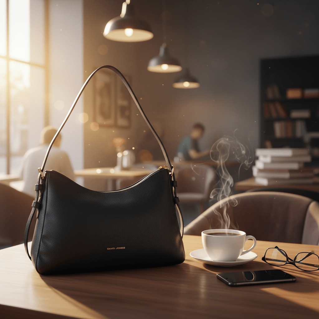 Elegantna Crna Torba – Ženske torbe – Crna Univerzalna – slika 4