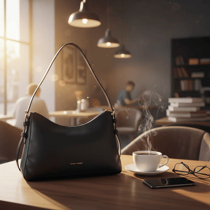 Elegantna Crna Torba – Ženske torbe – Crna Univerzalna – slika 4