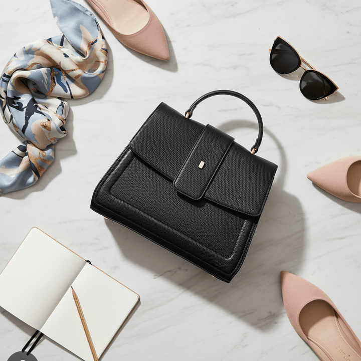 Elegantna Crna Torba Diana&Co Firenze s Preklopom