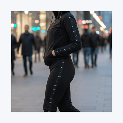 Elegantna Crna Trenerka – Ženske trenerke – S – slika 4