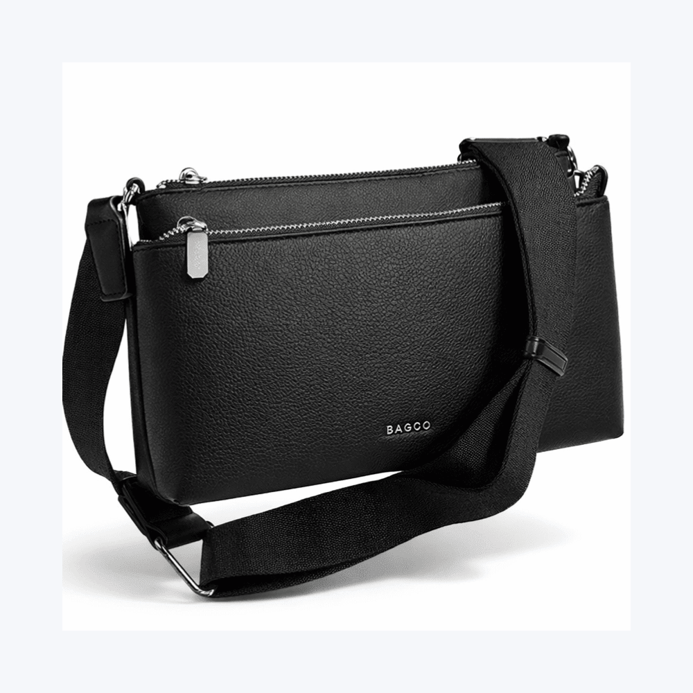 Elegantna Crossbody Torbica – Torbe i Novčanici – Crna – slika 3