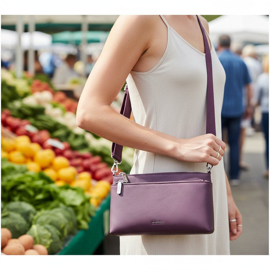 Elegantna Crossbody Torbica – – Kadulja – slika 9