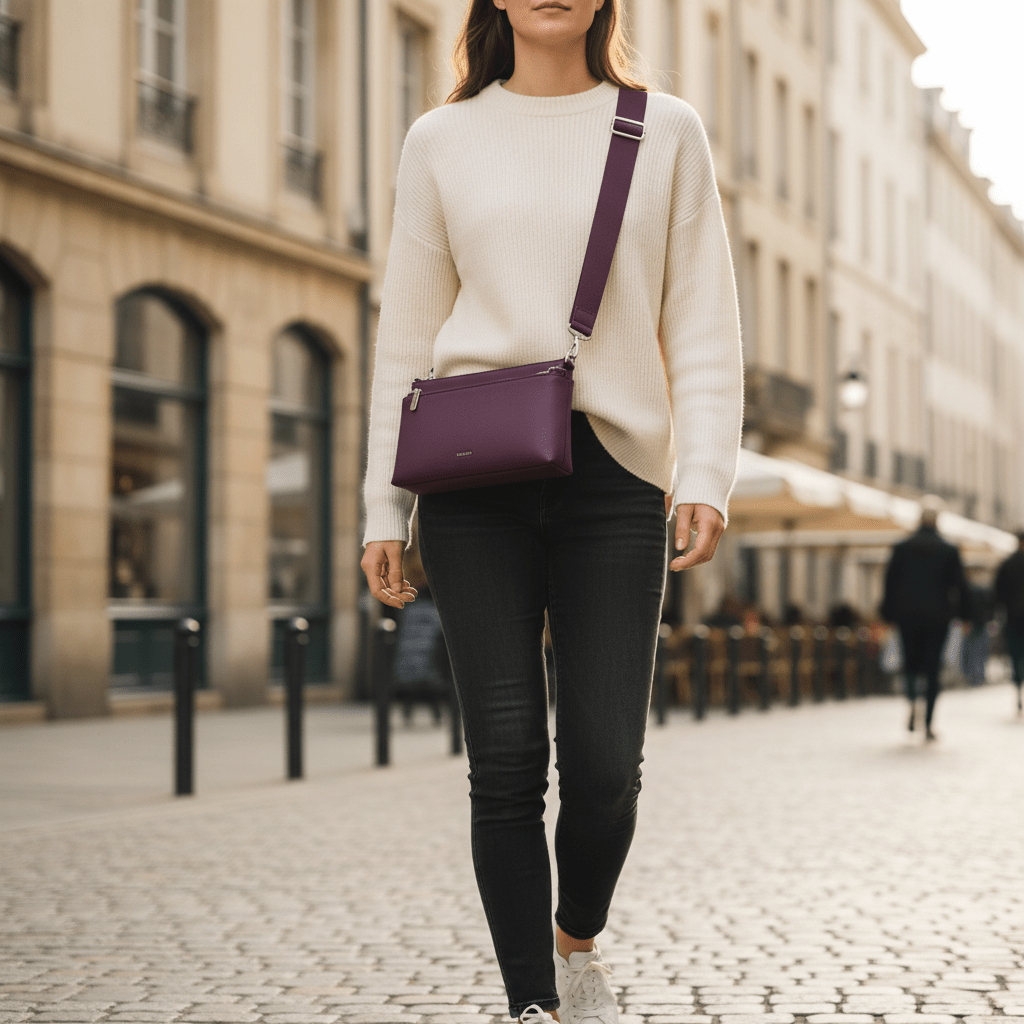 Elegantna Crossbody Torbica – – Kadulja – slika 10