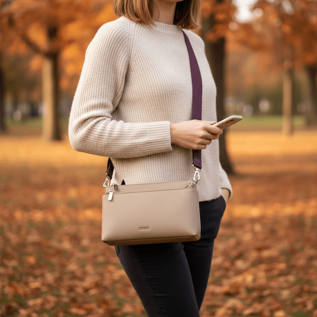 Elegantna Crossbody Torbica – – Kadulja – slika 5