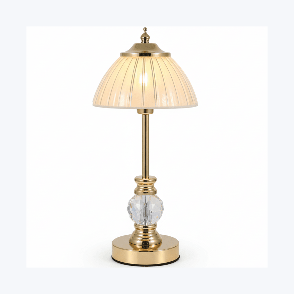 Elegantna Kristalna Stolna Lampa – Stolne Lampe – Univerzalna – slika 3