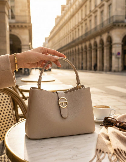 Elegantna Paris Chic Ženska Torba – – Bež – slika 3