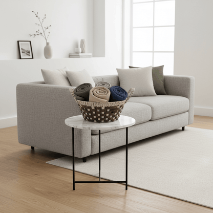 Elegantna Pletena Korpa za Voće 31x24x12cm – Kućni dekor – Univerzalna Dvobojna – slika 4