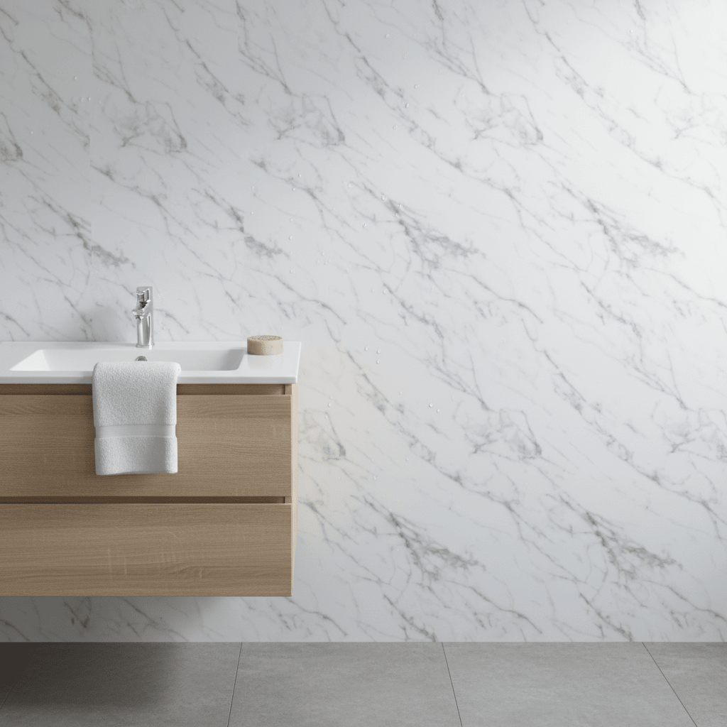 Elegantna Samoljepljiva Tapeta Mramorni Uzorak 60x120 cm – Dekorativne Tapete – 60x120 cm Bijeli Mramor – slika 4