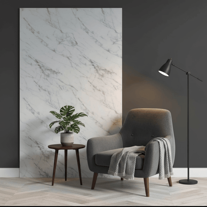 Elegantna Samoljepljiva Tapeta Mramorni Uzorak 60x120 cm – Dekorativne Tapete – 60x120 cm Bijeli Mramor – slika 3