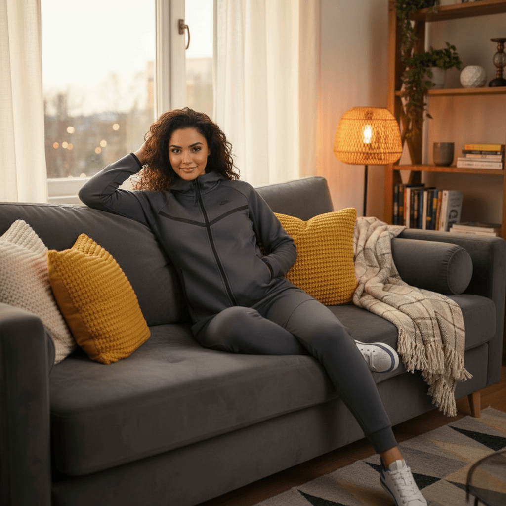 Elegantna Tech Fleece Ženska Trenerka – Ženska Trenerka – S Siva – slika 2