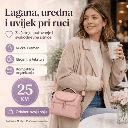 Elegantna Višenamjenska Torba 014 – Praktična Torba za Posao, Putovanje, Kozmetiku i Svakodnevne Potrepštine – Torbe i ruksaci – Mint zelena – slika 7