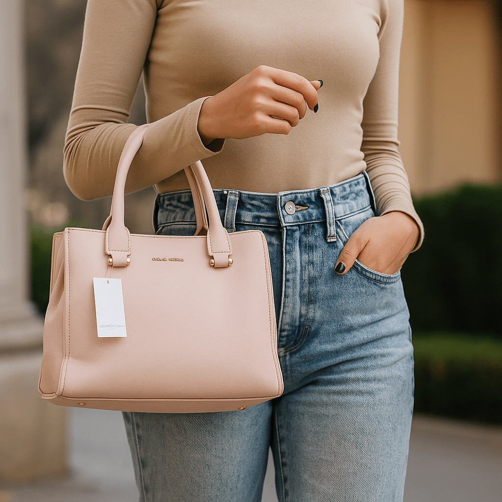 Elegantna Ženska Torba – – Roza – slika 6