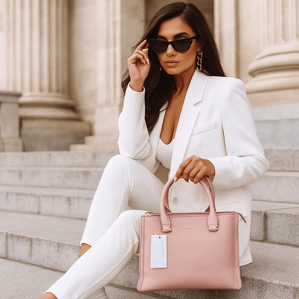 Elegantna Ženska Torba – – Roza – slika 4