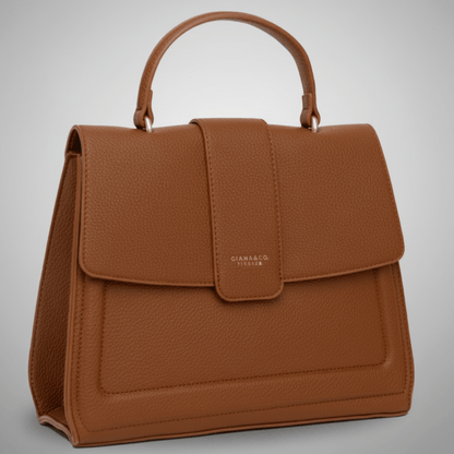 Elegantna Ženska Torba GIANNA & CO. Firenze – Ženske Torbe – Konjak Smeđa Univerzalna – slika 1