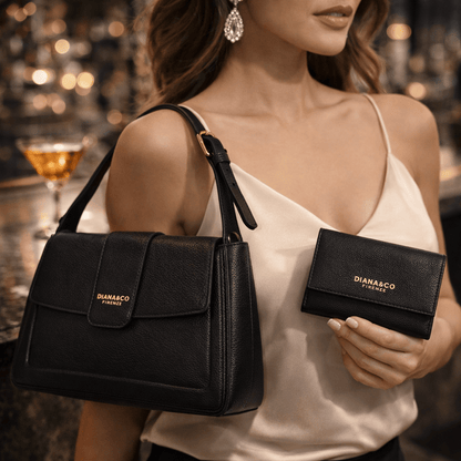 Elegantna ženska torba + novčanik – – Zelena – slika 4